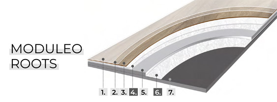 Struktura lamely MODULEO ROOTS