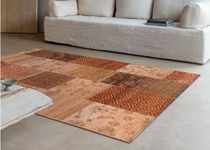 Vlněný kusový koberec do obýváku Vlněný kusový koberec do obýváku